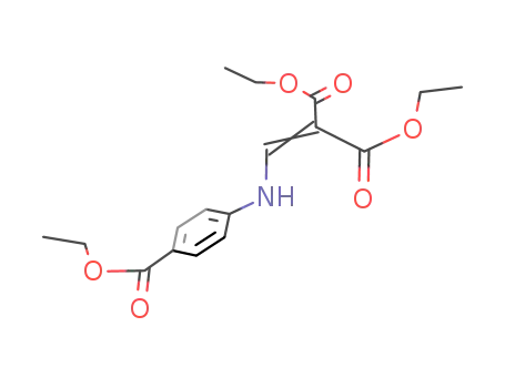 Molecular Structure of 104007-10-5 (diethyl ({[4-(ethoxycarbonyl)phenyl]amino}methylidene)propanedioate)