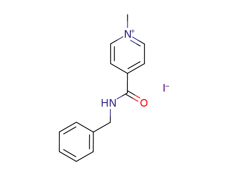 Molecular Structure of 201349-37-3 (1-Methyl-4-[[(phenylmethyl)amino]carbonyl]pyridinium iodide)