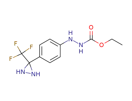 ethyl 2-(4-trifluoromethyldiaziridinylphenyl)hydrazine carboxylate