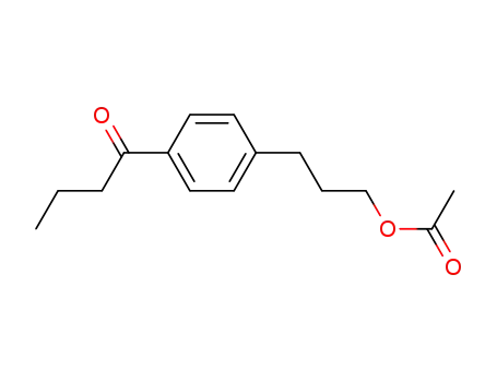 Acetic acid 3-(4-butyryl-phenyl)-propyl ester