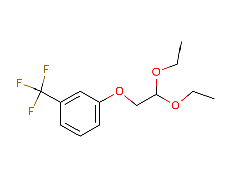 Molecular Structure of 63212-88-4 (1-(2,2-Diethoxy-ethoxy)-3-trifluoroMethyl-benzene)