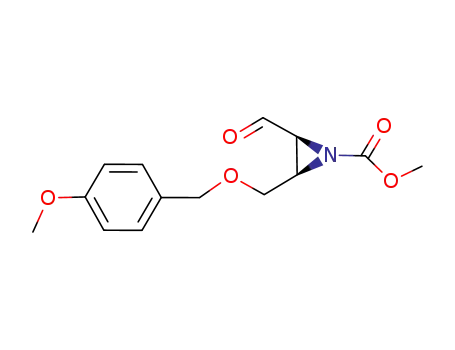 (2S-cis)-methyl ester 2-formyl-3-[(4-methoxyphenyl)methoxymethyl]-1-aziridinecarboxylic acid