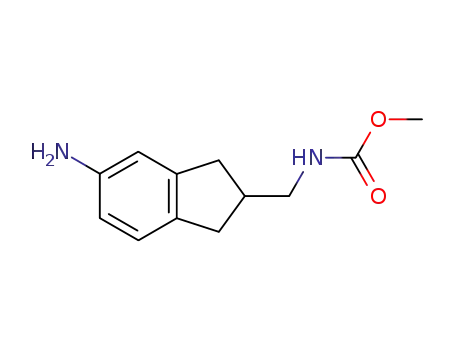 Carbamic acid, [(5-amino-2,3-dihydro-1H-inden-2-yl)methyl]-, methyl
ester