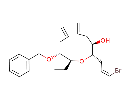 1,7-Octadien-4-ol,
8-bromo-5-[[(1S,2R)-1-ethyl-2-(phenylmethoxy)-4-pentenyl]oxy]-,
(4R,5S,7Z)-