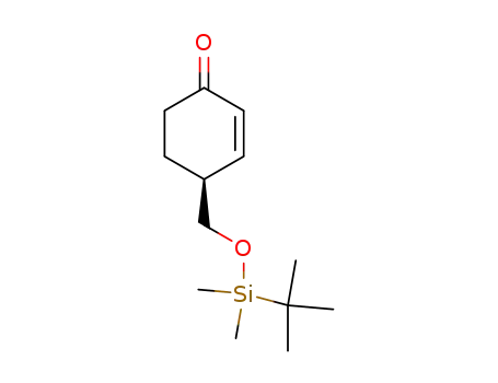 2-Cyclohexen-1-one, 4-[[[(1,1-dimethylethyl)dimethylsilyl]oxy]methyl]-,
(4S)-