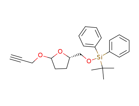 (2R/S,5S)-5-(tert-butyldiphenylsilyloxymethyl)-2-(prop-2-yne-1-oxy)tetrahydrofuran