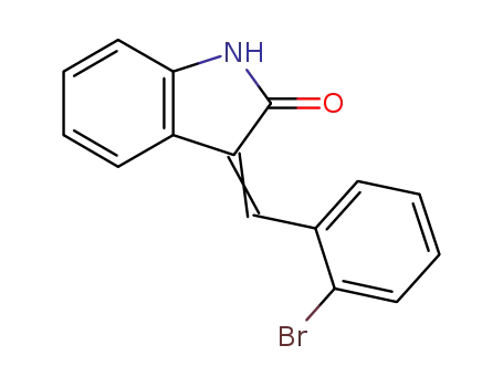 Molecular Structure of 391614-10-1 (3-(2-bromobenzylidene)oxindole)
