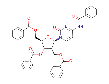 2'-α-(benzoyloxymethyl)-3',5'-di-O-(benzoyl)-2'-deoxy-N<sup>4</sup>-benzoylcytidine