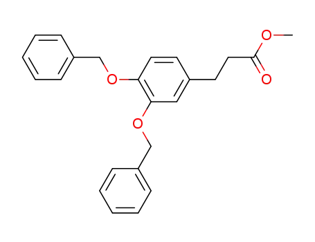 Benzenepropanoic acid, 3,4-bis(phenylmethoxy)-, methyl ester