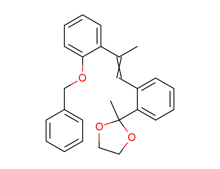 2-{2-[(E)-2-(2-Benzyloxy-phenyl)-propenyl]-phenyl}-2-methyl-[1,3]dioxolane