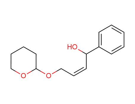 (+/-)-(Z)-1-phenyl-4-(tetrahydropyran-2-yloxy)but-2-en-1-ol