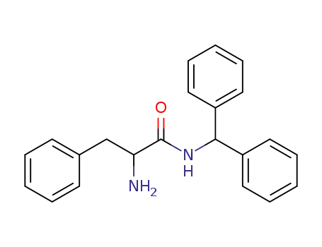 Molecular Structure of 63629-19-6 (Benzenepropanamide, a-amino-N-(diphenylmethyl)-)