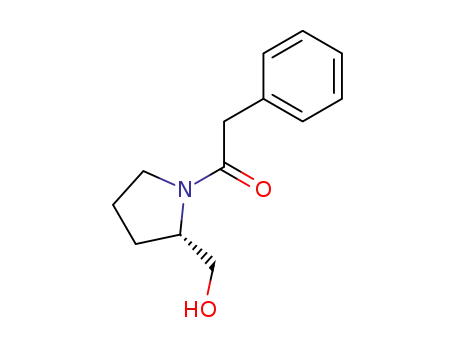 Molecular Structure of 102061-00-7 (N-phenylacetyl-L-proplinol)