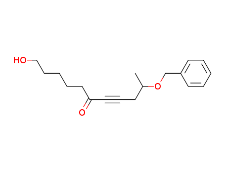 4-Undecyn-6-one, 11-hydroxy-2-(phenylmethoxy)-