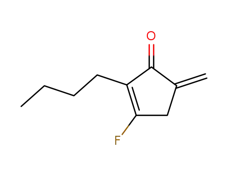2-Cyclopenten-1-one, 2-butyl-3-fluoro-5-methylene-