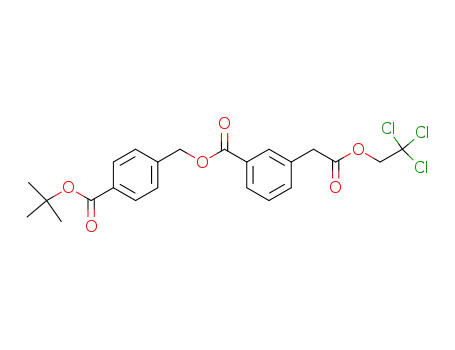 2,2,2-trichloroethyl-{3-[4'-(tert-butyloxycarbonyl)benzyloxycarbonyl]phenyl}acetate