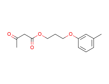 3-oxo-butyric acid 3-<i>m</i>-tolyloxy-propyl ester