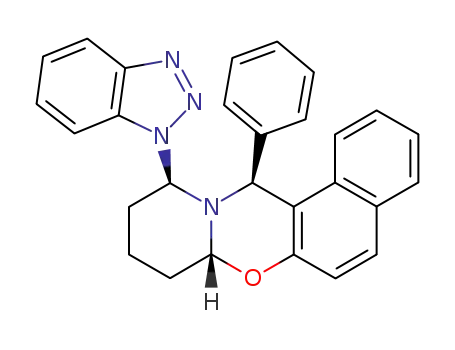(7aR,11R,13S)-11-(1H-benzotriazol-1-yl)-7a,8,10,11-tetrahydro-13-phenyl-9H,13H-naphtho[1,2-e]pyrido[2,1-b][1,3]oxazine
