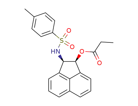Propionic acid (1S,2R)-2-(toluene-4-sulfonylamino)-acenaphthen-1-yl ester
