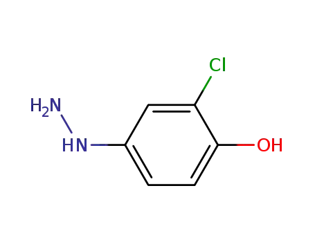 Molecular Structure of 30613-48-0 (Phenol,  2-chloro-4-hydrazino-  (8CI,9CI))