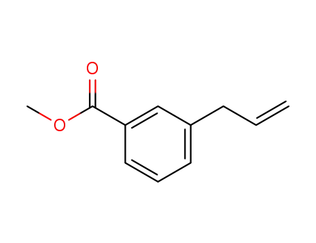 Molecular Structure of 61463-60-3 (Benzoic acid, 3-(2-propenyl)-, methyl ester)