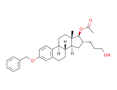 3-benzyloxy-16α-(3'-hydroxypropyl)estra-1,3,5(10)-trien-17β-yl acetate