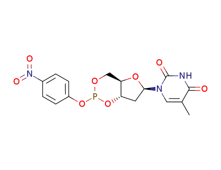 cis-thymidine 3',5'-cyclic p-nitrophenyl monophosphite