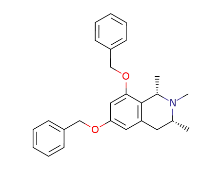 (1S-cis)-1,2,3,4-tetrahydro-1,2,3-trimethyl-6,8-bis(phenylmethoxy)isoquinoline