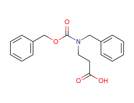 Molecular Structure of 252919-08-7 (N-[(Phenylmethoxy)carbonyl]-N-(phenylmethyl)-beta-alanine)