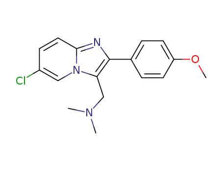 1-(6-chloro-2-(4-methoxyphenyl)imidazo[1,2-a]pyridin-3-yl)-N,N-dimethylmethanamine