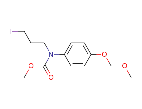 (3-iodopropyl)[4-(methoxymethoxy)phenyl]carbamic acid methyl ester