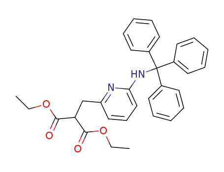 Diethyl (6-tritylamino-2-pyridyl)methylmalonate