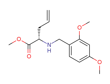 methyl (2S)-2-[(2,4-dimethoxybenzyl)amino]pent-4-enoate