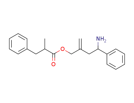 Benzenepropanoic acid, a-methyl-, 4-amino-2-methylene-4-phenylbutyl
ester