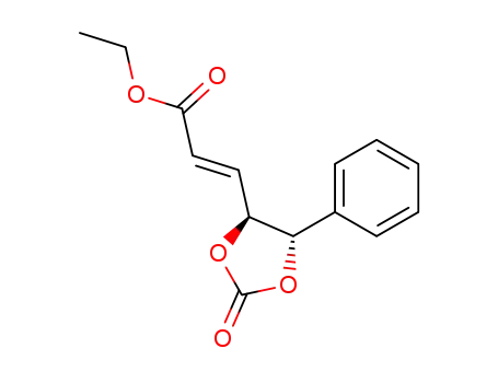 (4S,5S)-3-(2-oxo-5-phenyl-[1,3]dioxolan-4-yl)-acrylic acid ethyl ester