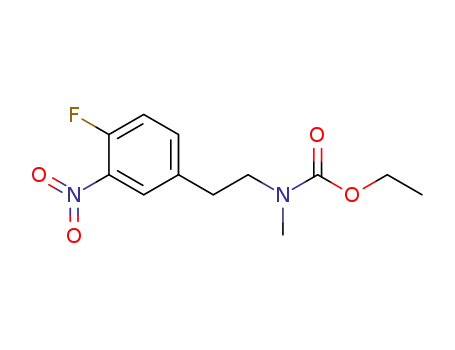 [2-(4-fluoro-3-nitro-phenyl)-ethyl]-methyl-carbamic acid ethyl ester