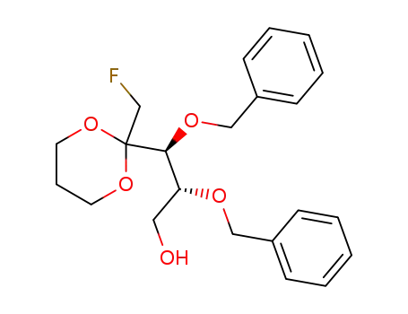 (2R,3S)-2,3-Bis-benzyloxy-3-(2-fluoromethyl-[1,3]dioxan-2-yl)-propan-1-ol