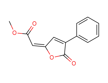 Acetic acid, (5-oxo-4-phenyl-2(5H)-furanylidene)-, methyl ester, (2E)-