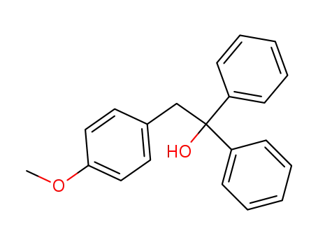 Molecular Structure of 19838-89-2 (2-(4-methoxyphenyl)-1,1-diphenylethan-1-ol)