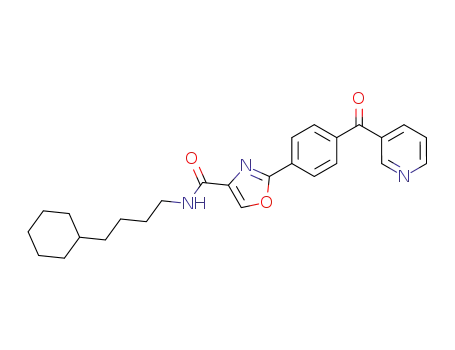 N-(4-cyclohexylbutyl)-2-<4-(3-pyridylcarbonyl)phenyl>-4-oxazolecarboxamide