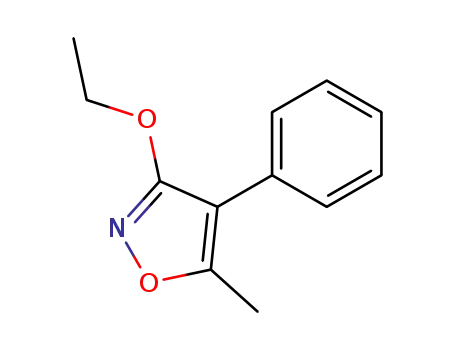 Molecular Structure of 146197-26-4 (Isoxazole, 3-ethoxy-5-methyl-4-phenyl- (9CI))