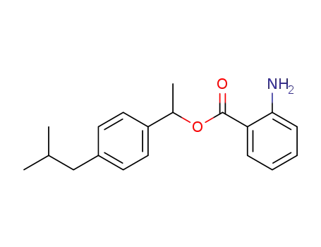 2-Amino-benzoic acid 1-(4-isobutyl-phenyl)-ethyl ester