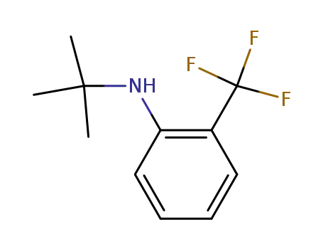 Molecular Structure of 864365-12-8 (tert-butyl-(2-trifluoromethyl-phenyl)-amine)