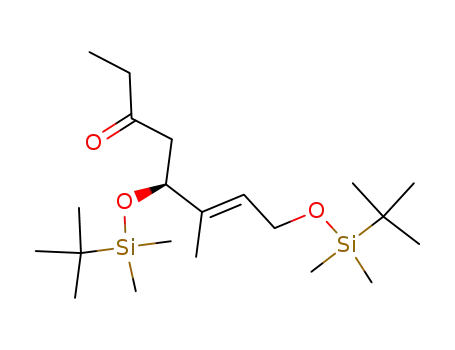 (E)-(S)-5,8-Bis-(tert-butyl-dimethyl-silanyloxy)-6-methyl-oct-6-en-3-one