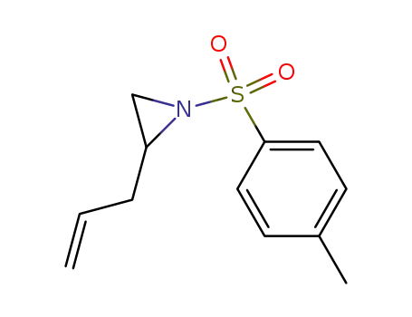 Molecular Structure of 404362-16-9 (Aziridine, 1-[(4-methylphenyl)sulfonyl]-2-(2-propenyl)-)