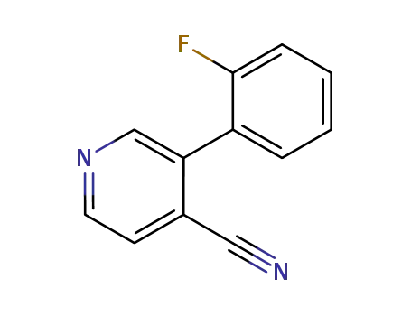 3-(2-Fluorophenyl)pyridine-4-carbonitrile