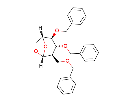 1,6-anhydro-3,4-di-O-benzyl-2-C-benzyloxymethyl-2-deoxy-β-D-glucopyranose