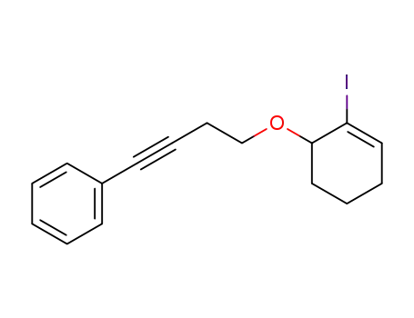 Benzene, [4-[(2-iodo-2-cyclohexen-1-yl)oxy]-1-butynyl]-