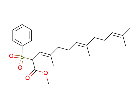 (3E,7E)-methyl 2-benzenesulfonyl-4,8,12-trimethyltrideca-3,7,11-trienoate