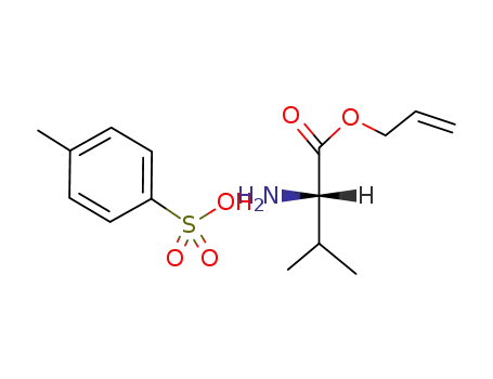 Molecular Structure of 88224-02-6 (H-Val-allyl ester p-tosylate)